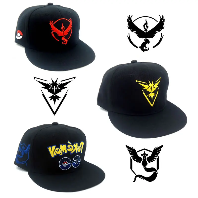 YM 3 вида стилей новые мужские/женские/парные бейсбольные кепки Pokemon GO хип-хоп