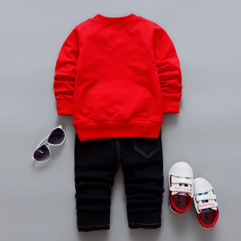 BibiCola 2018 fashion Baby Boys Clothes Set Kids Tops T-shirt+Pants 2pcs Sport Suit Infant Boy Clothing Tracksuit |