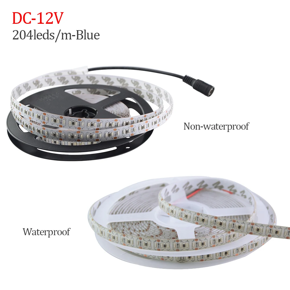 5 м ультра яркая SMD 3014 Светодиодная лента 12 В постоянного тока 1020 светодиодный s Гибкая Водонепроницаемая светодиодная лента с высоким люменом светодиодный светильник лента лампа