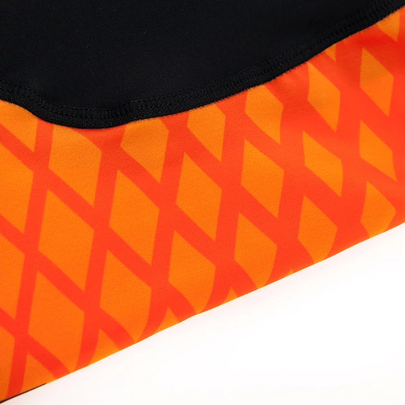 2022 Summer Orange Cycling Jersey Set MTB Bicycle Clothing Bike Clothes Top Wear ropa ciclismo Mens Short Maillot Culotte Suit | Спорт и
