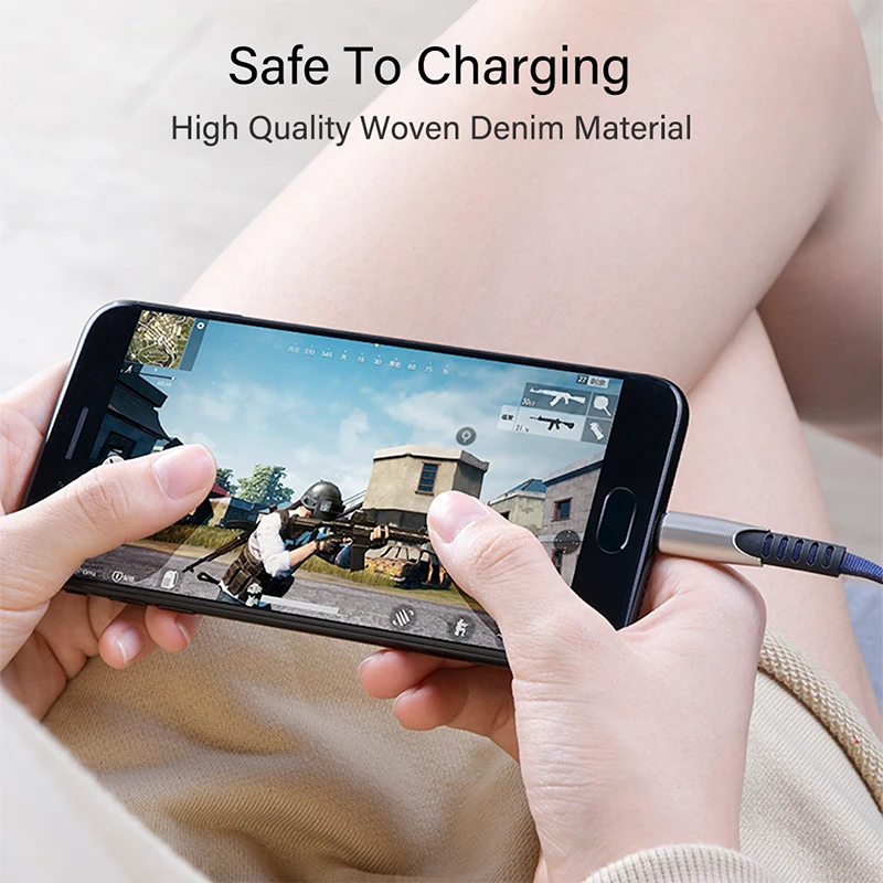 3A USB Type C Cable 0.5m 1m 2m 3m Fast Charging Micro USB C Cable for iPhone Xiaomi Redmi Note 7 Pro Android Mobile Phone Cables