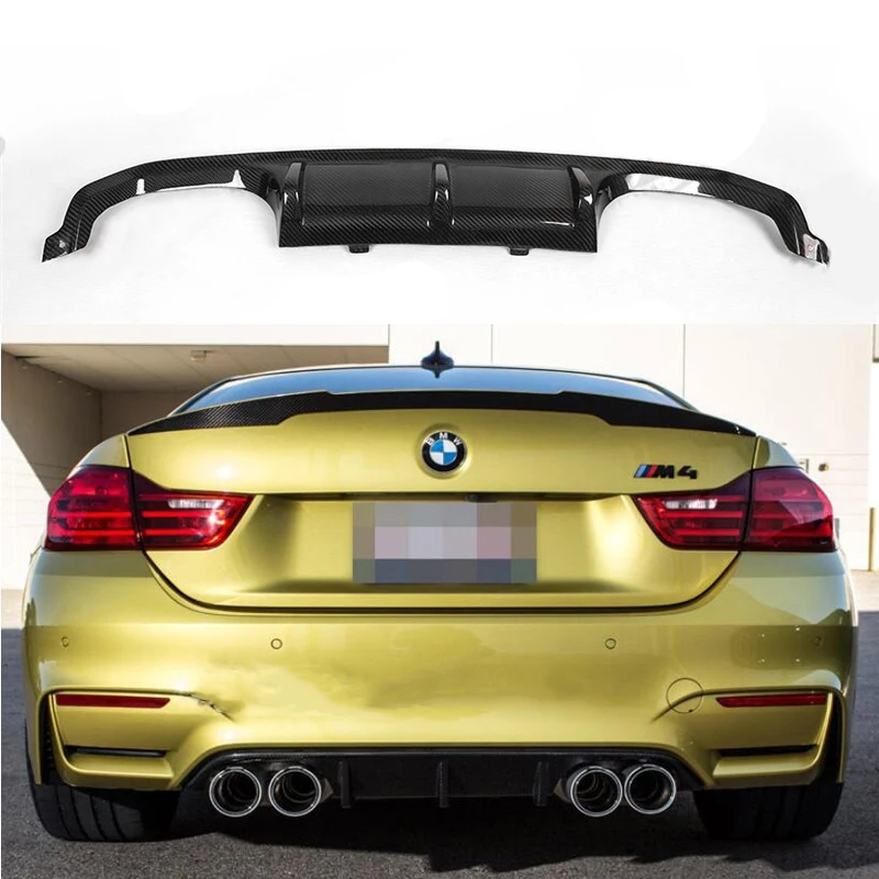 Подходит для BMW F80 F82 F83 M3 M4 2014 2018 задний бампер диффузор бамперы защита губ 2 двери и