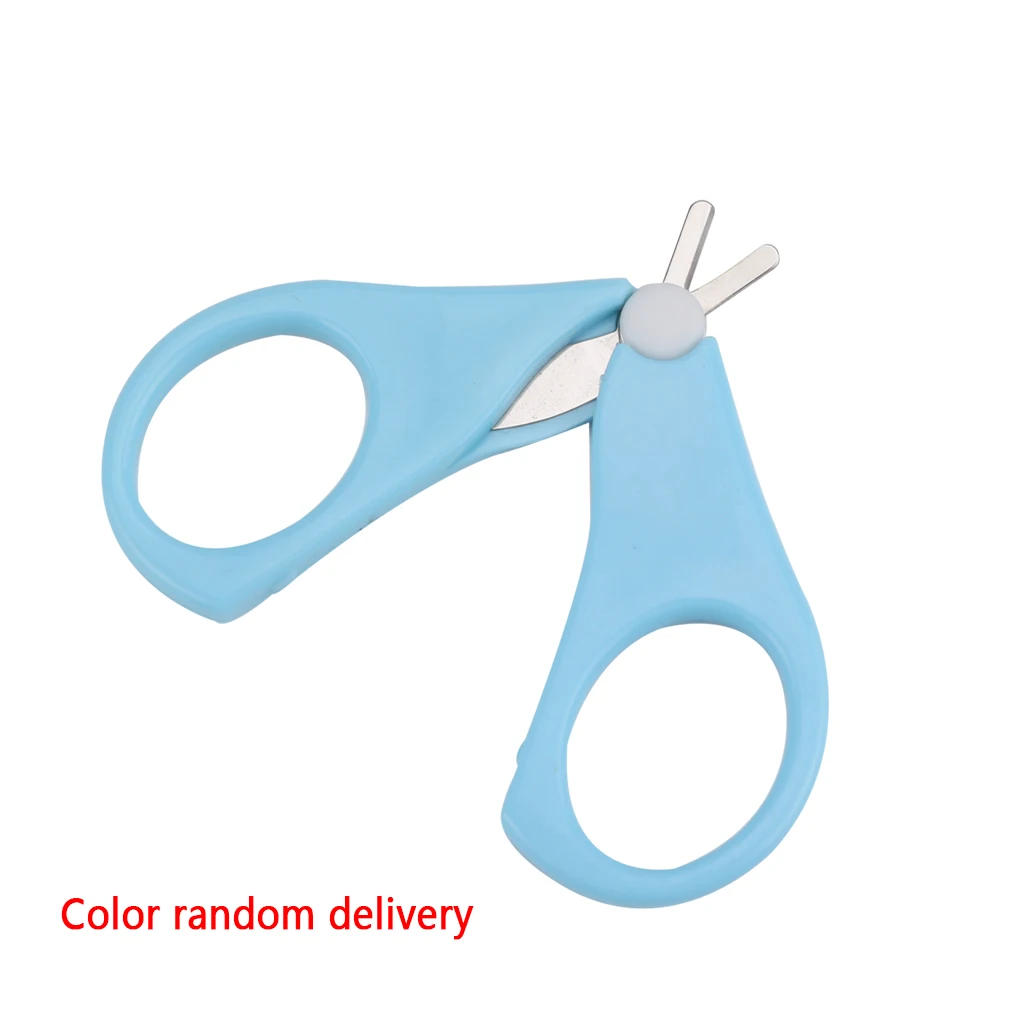 random color 1 шт. случайный цвет милые детские безопасные кусачки для ногтей Любовь Мама Жизнь принадлежности аксессуары противоскользящие детские ножницы для ногтей Отделка - Цвет: random color