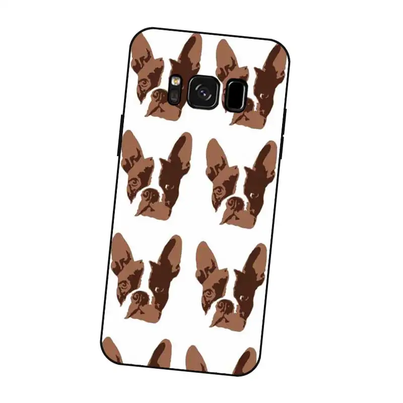 N384 Шарпей Черный силиконовый чехол Обложка для samsung Galaxy S5 S6 S7 S8 S9 S10 5G S10E S11 S11E Lite Edge