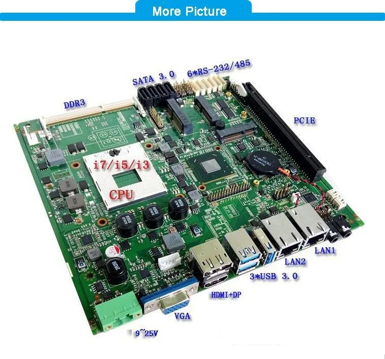 Новое поступление 2019 материнская плата Mini ITX поддержка rPGA 988 Socket G2 (PCM5 QM77)|rpga 988|socket