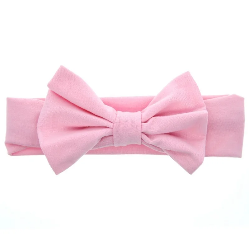 Naturalwell Girls Bandana turban headband Children headbands Baby cotton bow headwraps Hair accessories bowknot hair bands HB432 |