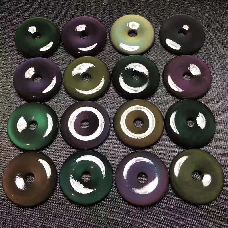 Open obsidian pendant men and women ice kind of eye color safe buckle jewelry crystal pendants | Ювелирные украшения