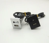 car 2 in 1 aux usb button slot with mini usb cable for ford focus 2009 2011