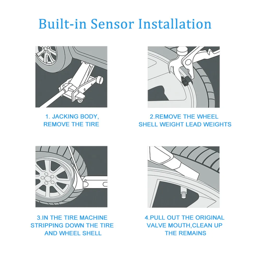 Только для CAREUD встроенные TPMS! NF+ автомобильный беспроводной внутренний датчик со сменной батареей для защиты от кражи и потери