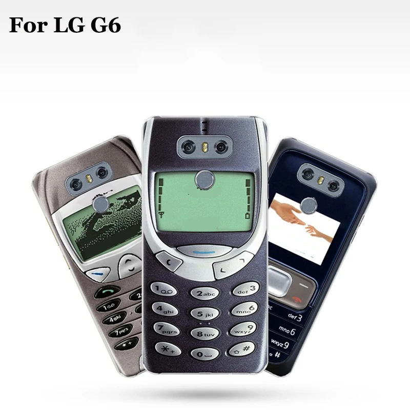 2 шт. модные чехлы для LG G6 Винтажный чехол с рисунком из мультфильма Жесткий Чехол