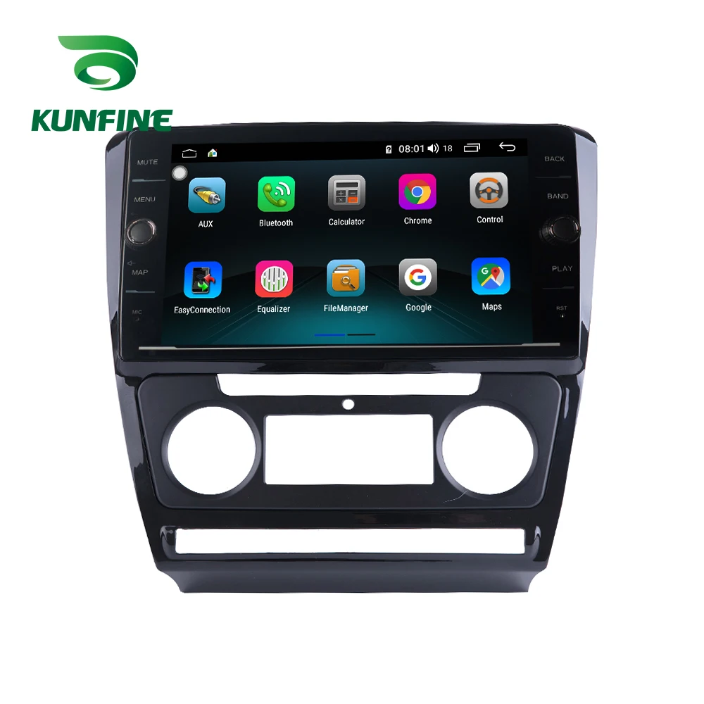 Octa Core ROM 64GB Android 8.1 Car DVD GPS Navigation Player Deckless Stereo for Skoda Octavia 2007 2008 2009 2010 2011 2012 | Автомобили