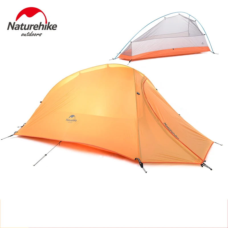 Палатка вигвам NatureHike на 1 человек двухслойная Ультралегкая Складная
