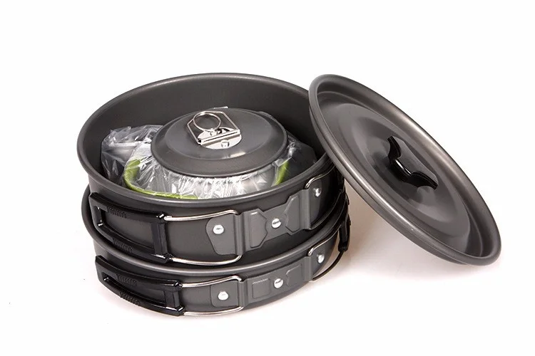 Твердая алюминиевая посуда для пикника чаша туризма кемпинга горшок | Спорт и