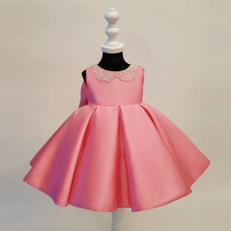Newborn Baby Girls Gown for Baptism Christening 1st Birthday Infant Dresses Colorful Tulle Party Prom Toddler Girl | Мать и ребенок