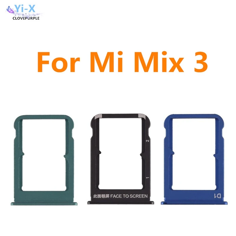 Xiaomi Mi mix 3 mix3 Sim Micro SIM Card SD Reader Holder Sim Tray Adapter