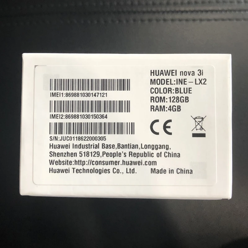 Huawei Nova 3i глобальная версия 4GB 128GB смартфон 6 3 &quot3340 mAh 24MP 4 * Камера Kirin 710 мобильный