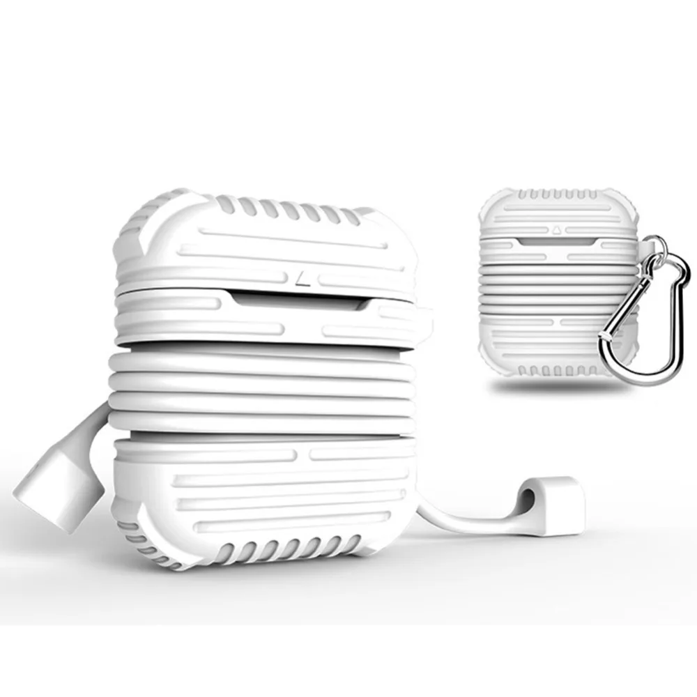Новый 2 в 1 чехол для наушников AirPods силиконовый беспроводной Bluetooth наушники Air Pods