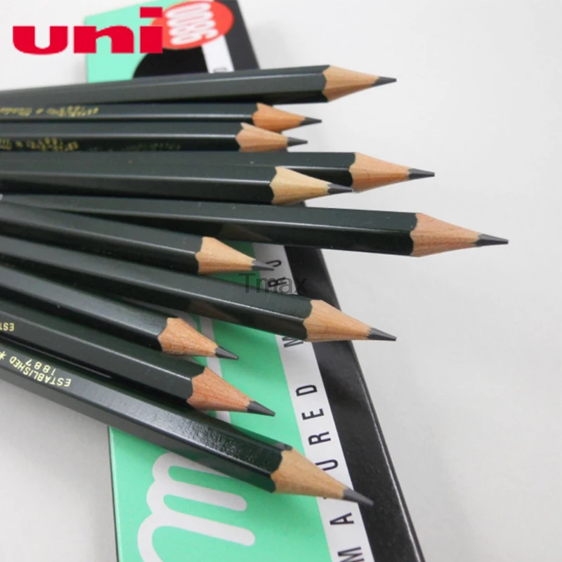 12 шт./лот Mitsubishi Uni 9800 карандаши для рисования многоцветные серого цвета