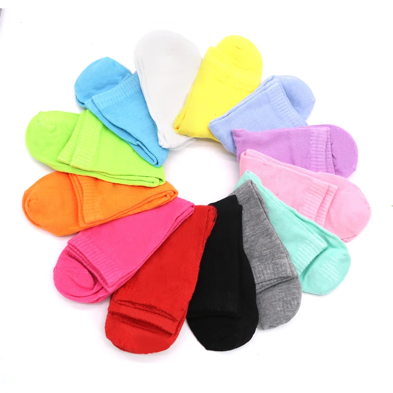 

8Pairs Women Cute Sock Cotton Blend Dress Socks For Women Calcetines Breathable Socks Meias Femininas Chaussette Socks Female