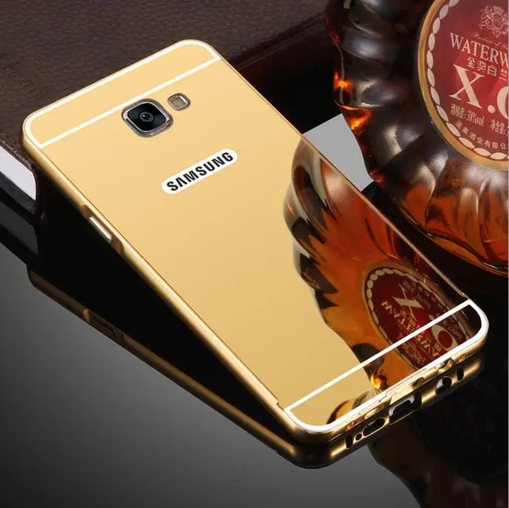 Роскошный зеркальный металлический чехол для телефона Samsung Galaxy A320 A5 A520 A520F A7 A720 2017