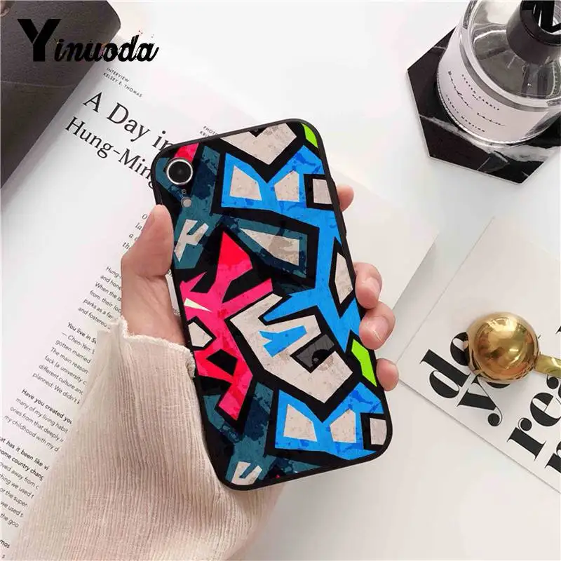Yinuoda простой графический геометрический камуфляжный чехол для iPhone X XS MAX 6 6s 7 7plus 8