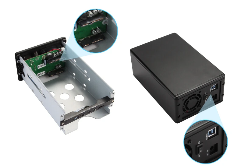 Рабочий стол ACASIS 3 5 дюймовый двухпортовый последовательный порт SATA к USB3.0 коробка