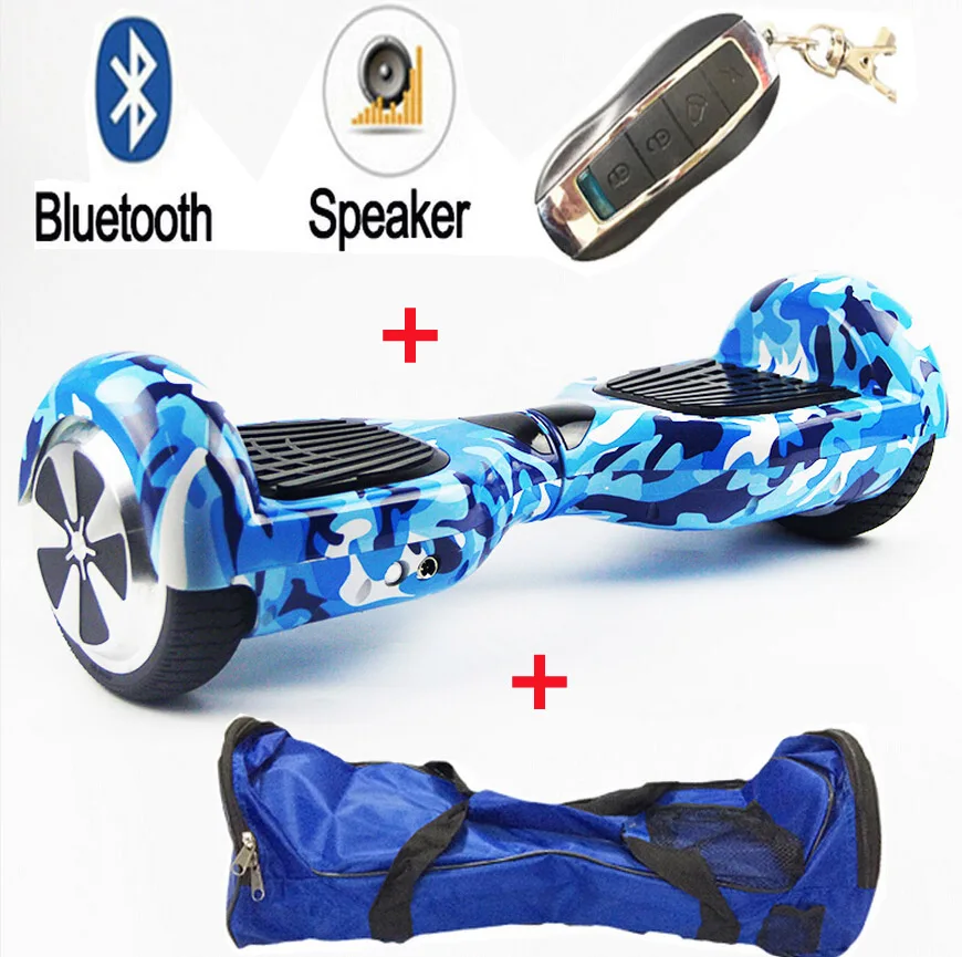 Hoverboard Self Balance скутер Электрический 6 5 дюймов два колеса электрический Gyroscooter Bluetooth