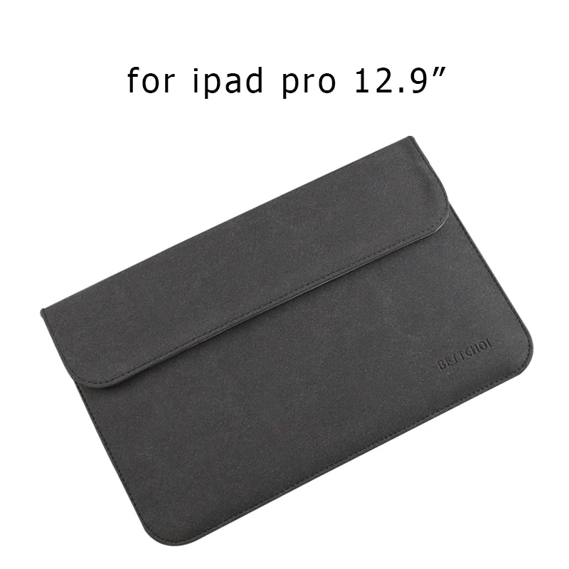 BESTCHOI матовый чехол для планшета, ноутбука для Apple iPad Pro 12,", водонепроницаемый чехол для электронных книг 13 дюймов, для женщин и мужчин - Цвет: Dark grey H Sleeve