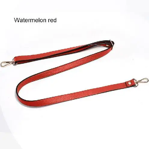 Watermelon red IMIDO, длина 130 см, натуральная кожа, сумка на ремне для женщин, сменные ремешки, наплечный ремень, сумки, аксессуары, части для сумок, красный STP064 - Цвет: Watermelon red