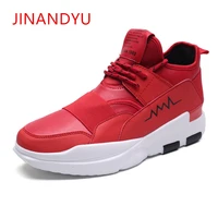 leather sneakers men increase 6cm mens trainers casual leather footwear shoes hot sale man breathable platform shoes men leather