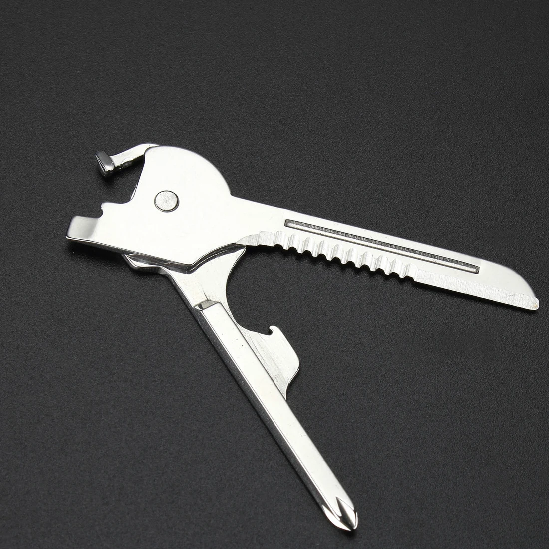 Мини брелок для ключей Мультитул Key 6 в 1 карманные плоскогубцы кемпинга и