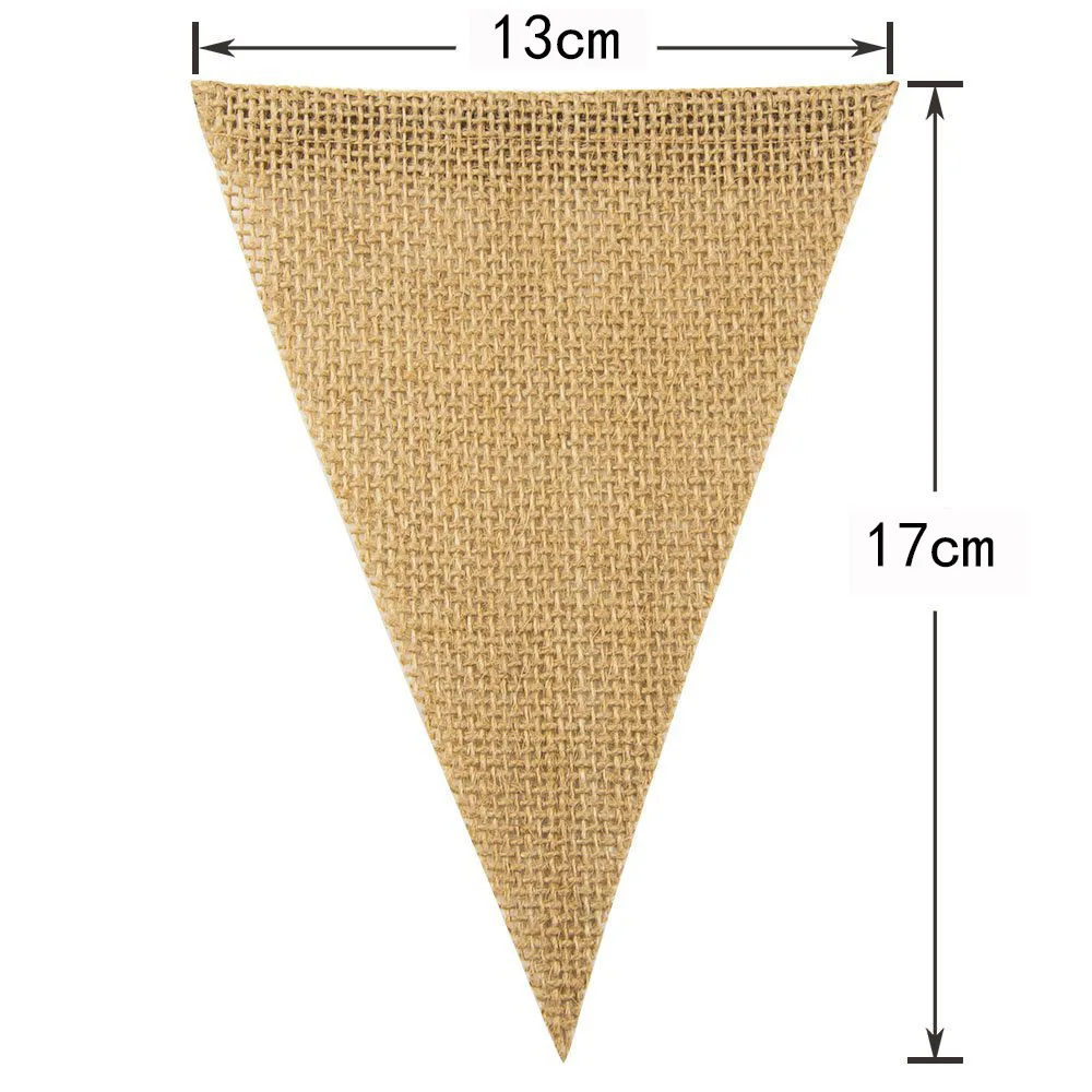 

13pcs/set Jute Fabric Bunting Banner Just Merried Bridal Shower Wedding Decoration Birthday Bachelorette Party Favors Supplies