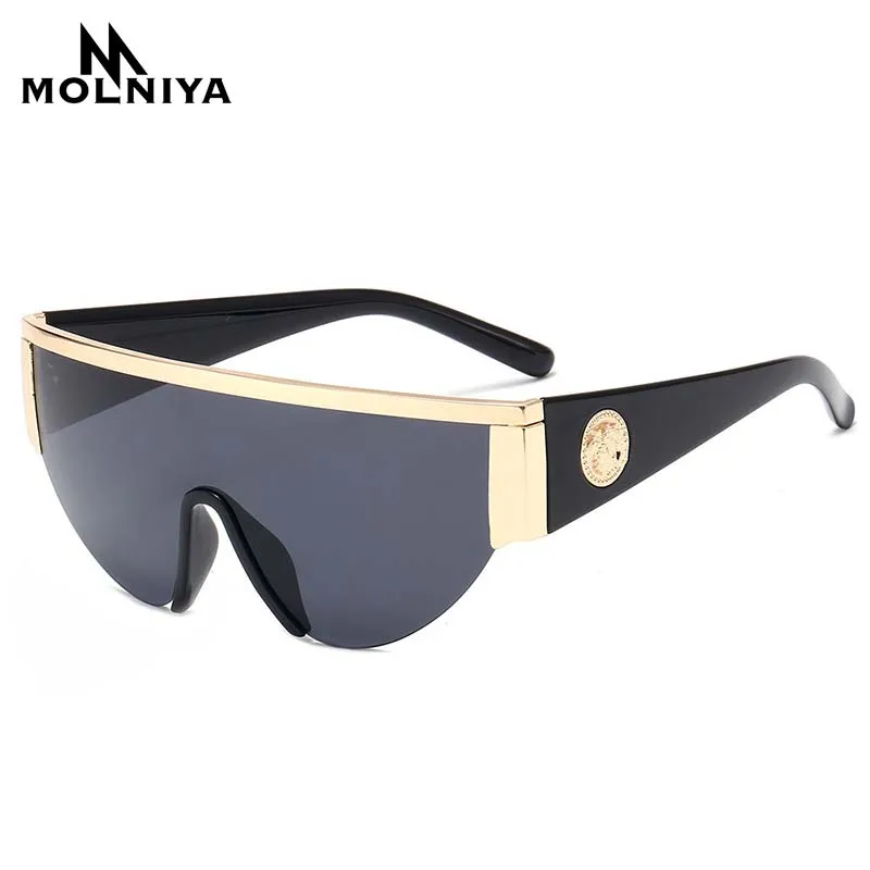 Солнцезащитные очки в металлической оправе UV400 для мужчин и женщин