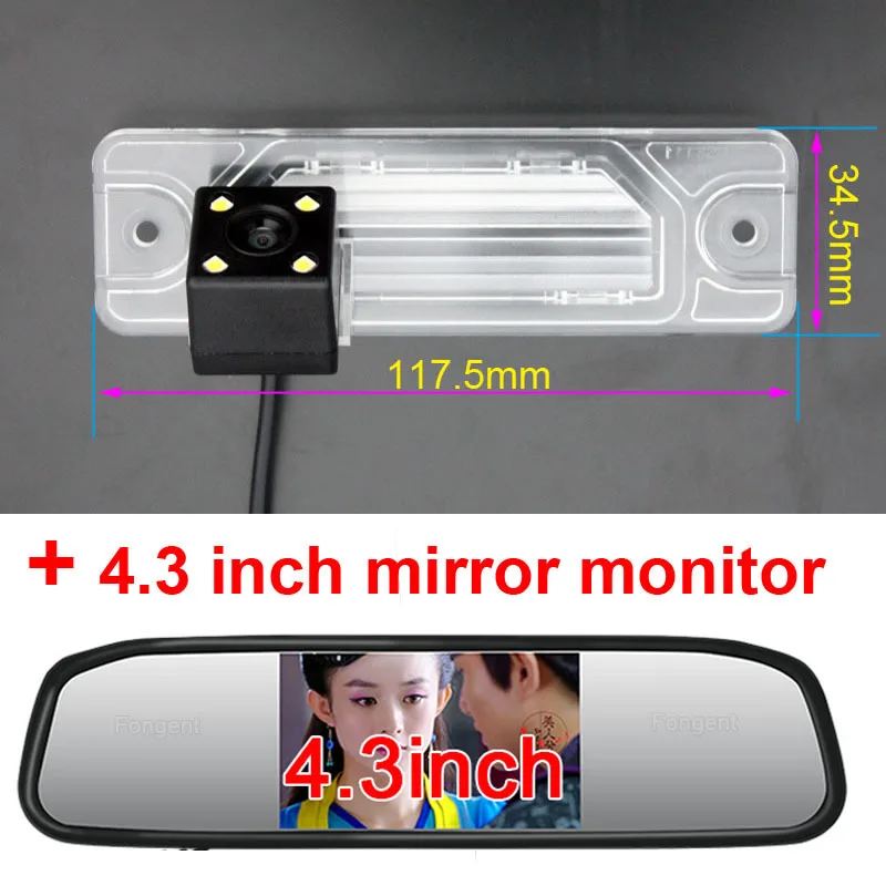 with monitor 2 Для Renault Koleo 2009 2010 2012 2013 для Nissan Cefiro Maxima A33 автомобильный монитор заднего вида камера парковки - Название цвета: with monitor 2
