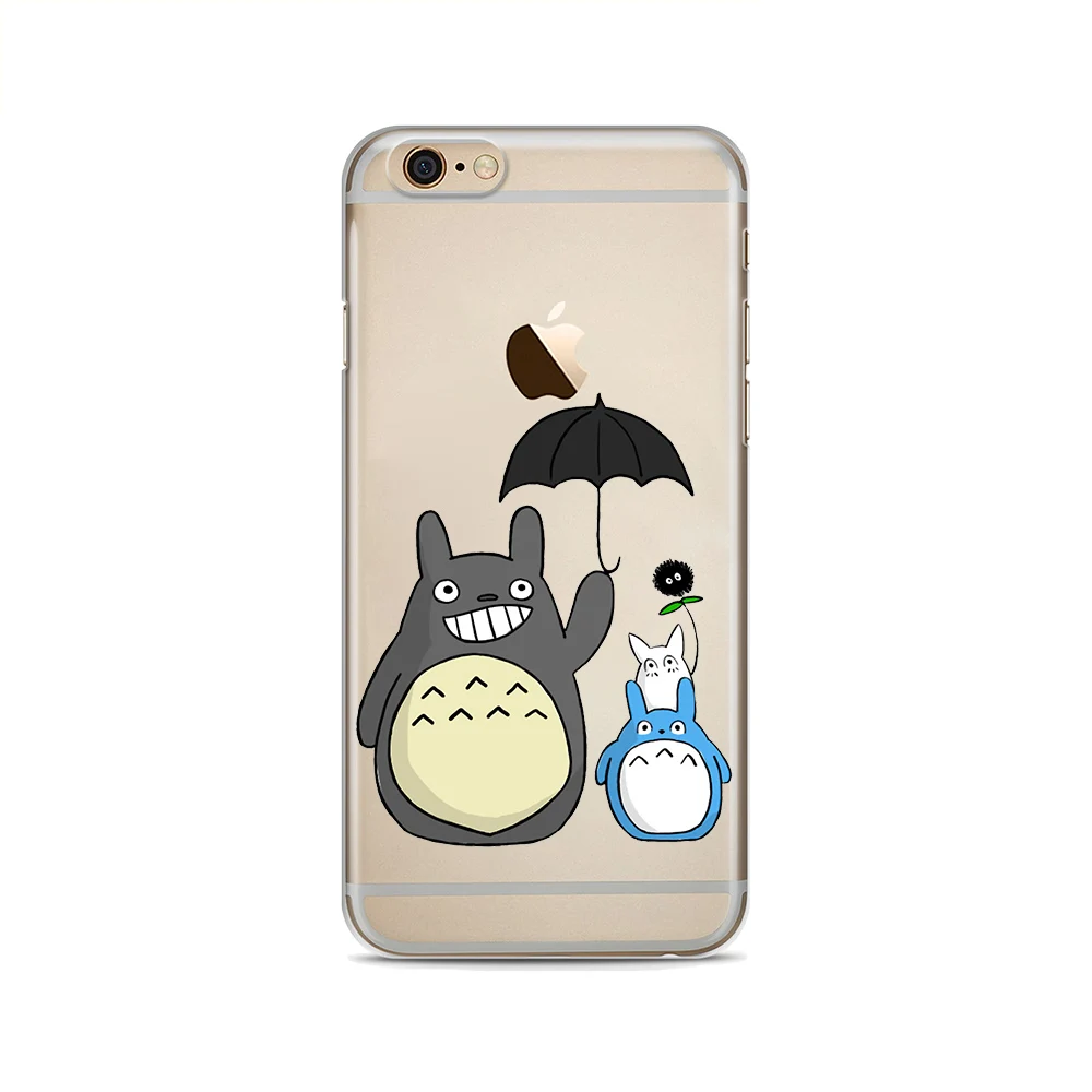 Case For iphone 5 5S SE 6S 7 8 Cute Totoro Soft Silicone TPU Phone Cover 7Plus 8Plus X XS Max XR |