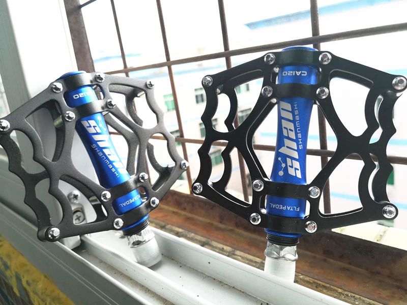 Новинка, MTB, педали для горного велосипеда, алюминиевый сплав, CNC, подножка для велосипеда, большая плоская, Ультралегкая, велосипедная педаль BMX