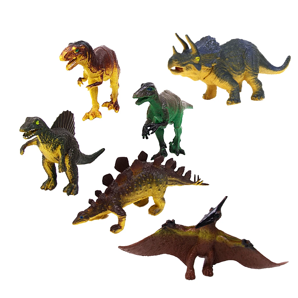 6 шт./компл. модель динозавра для раннего обучения детские игрушки игра