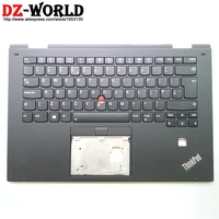 new black upper case with uk english backlit keyboard for thinkpad x1 yoga 2nd c cover palmrest 01hy839 01hy959 01hy879 01hy919