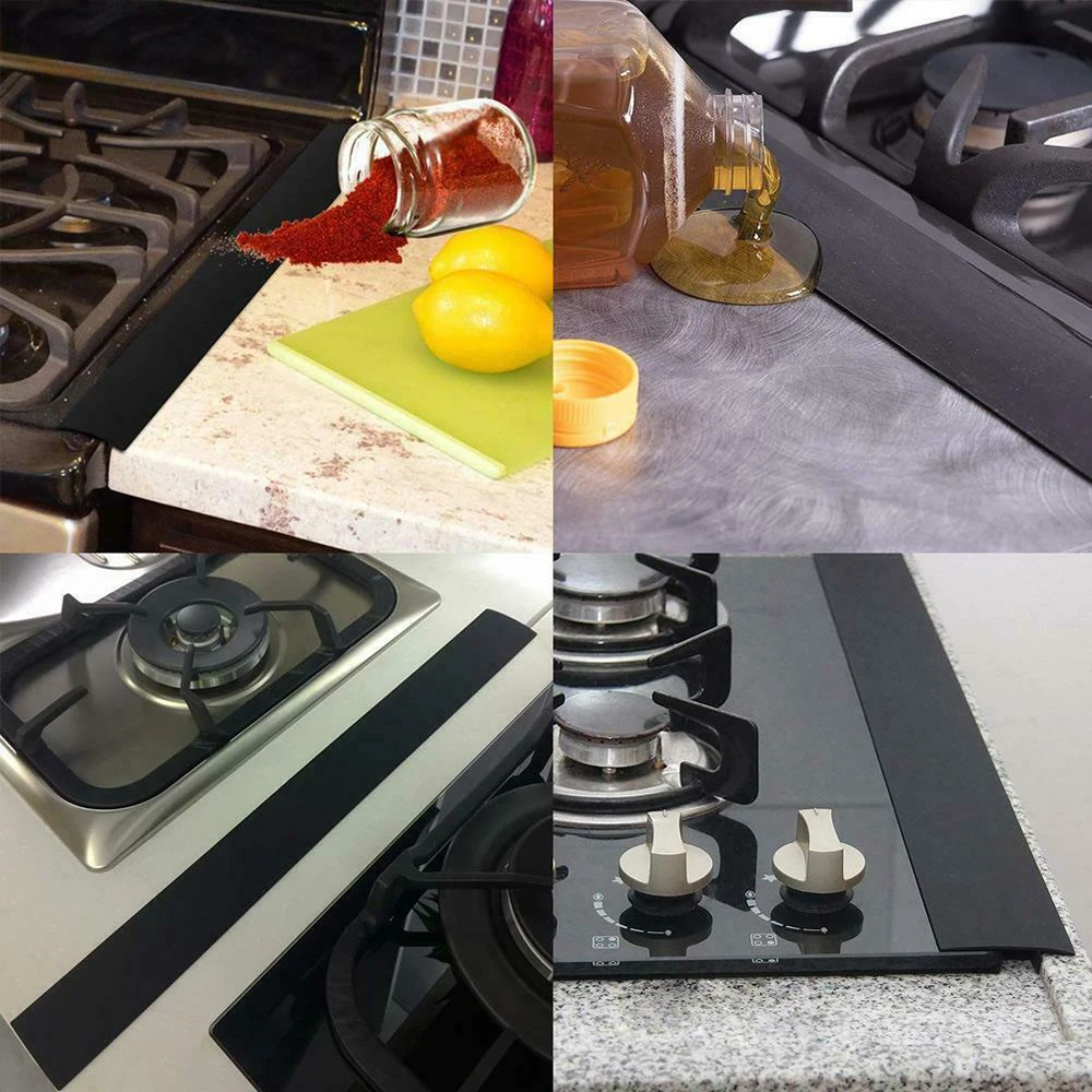 21 дюймовая гибкая плита счетчик крышка зазора силиконовая Резина кухня масло газ