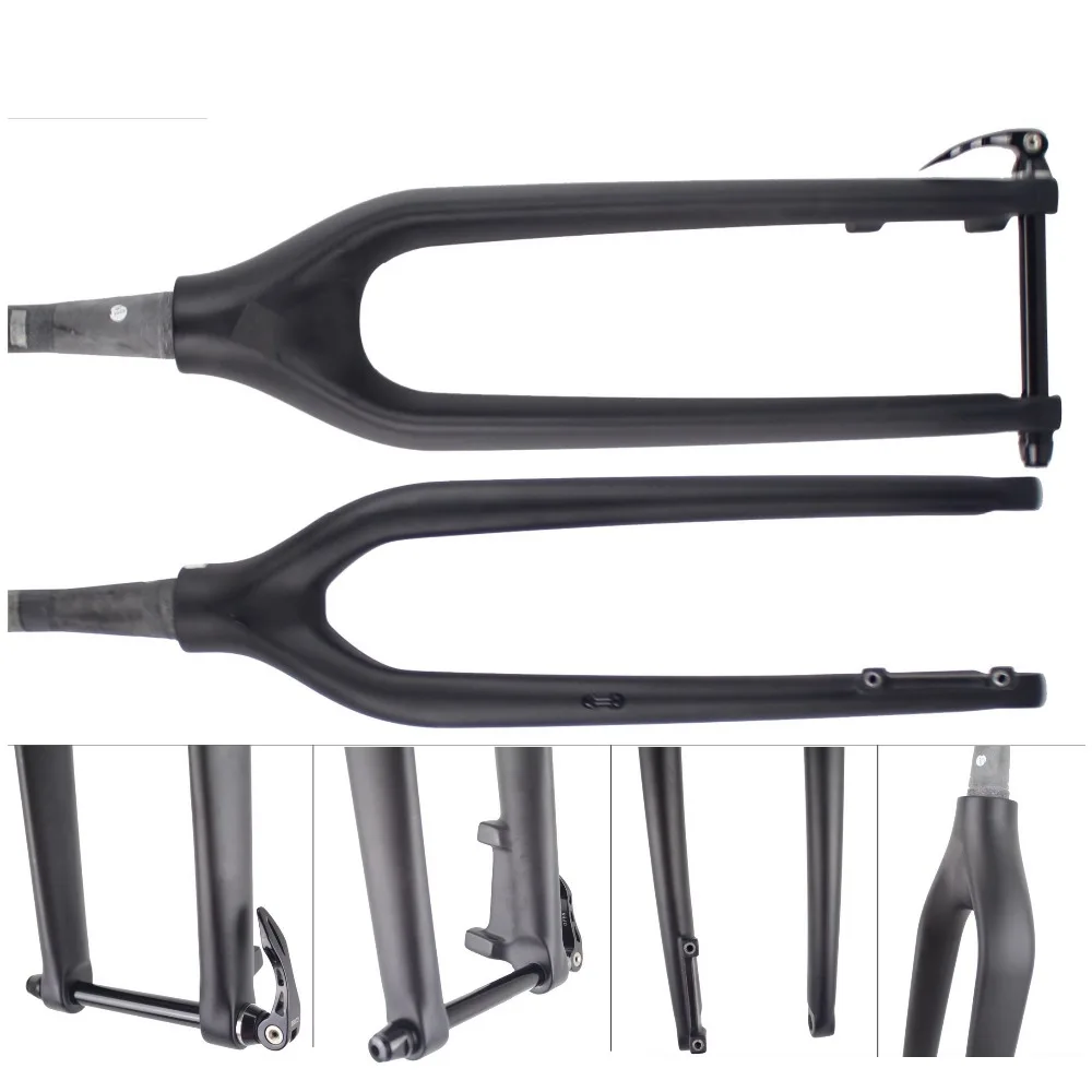 MIRACLE Carbon вилка 29er углеродная mtb 100xмм БЫСТРОРАЗЪЕМНАЯ или 142x12 мм через ось горный