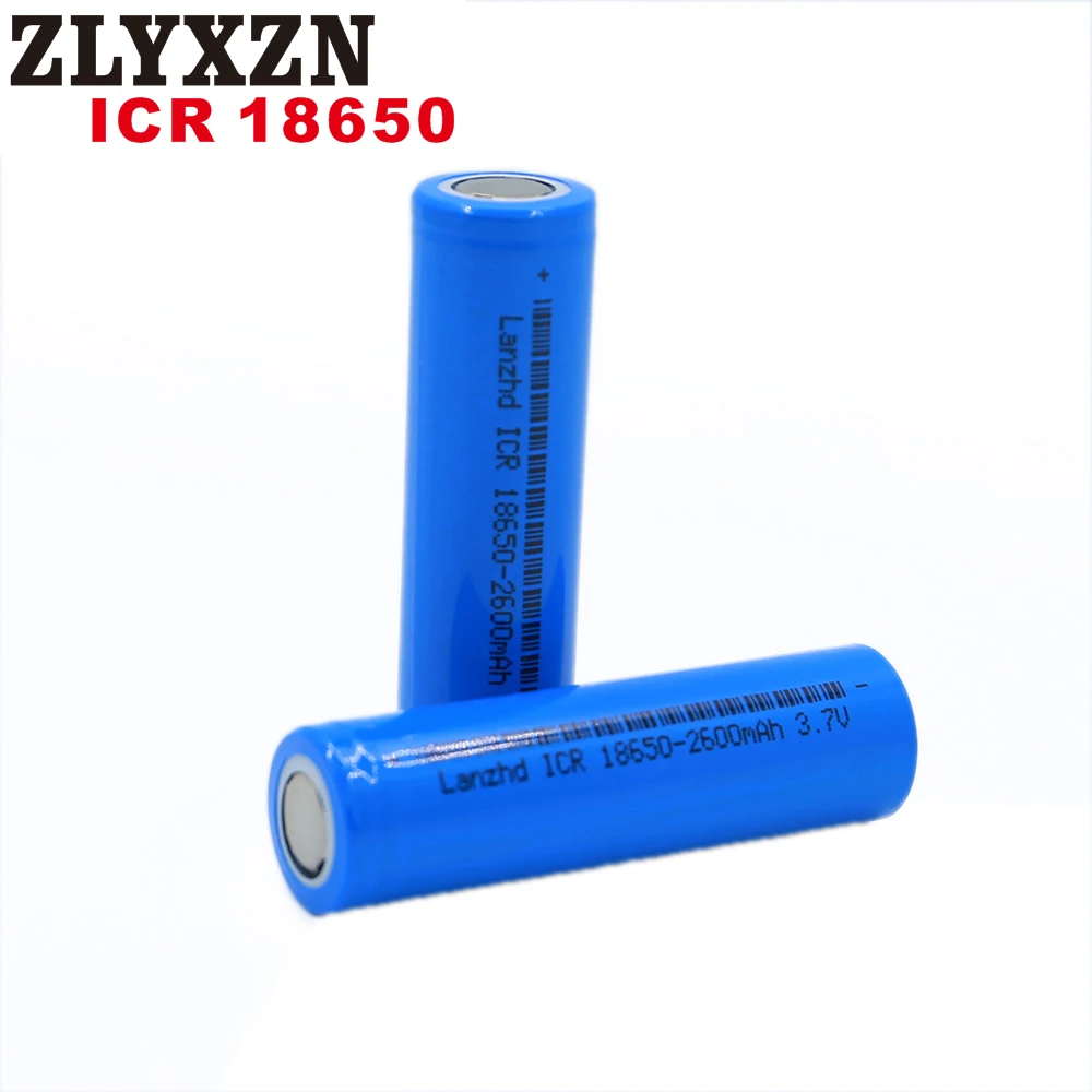 1 10 шт 2019 18650 Новый 100% оригинал 2600 mAh литий ионный ICR18650 26F 3 7 V Перезаряжаемый