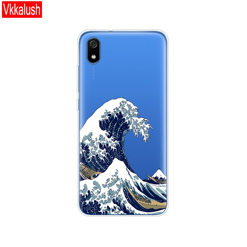 80368 Чехол для Xiaomi redmi 7a, чехол s, полная защита, Мягкая силиконовая задняя крышка из ТПУ для redmi 7 A, бампер для redmi 7a, защитная задняя крышка - Цвет: 80368
