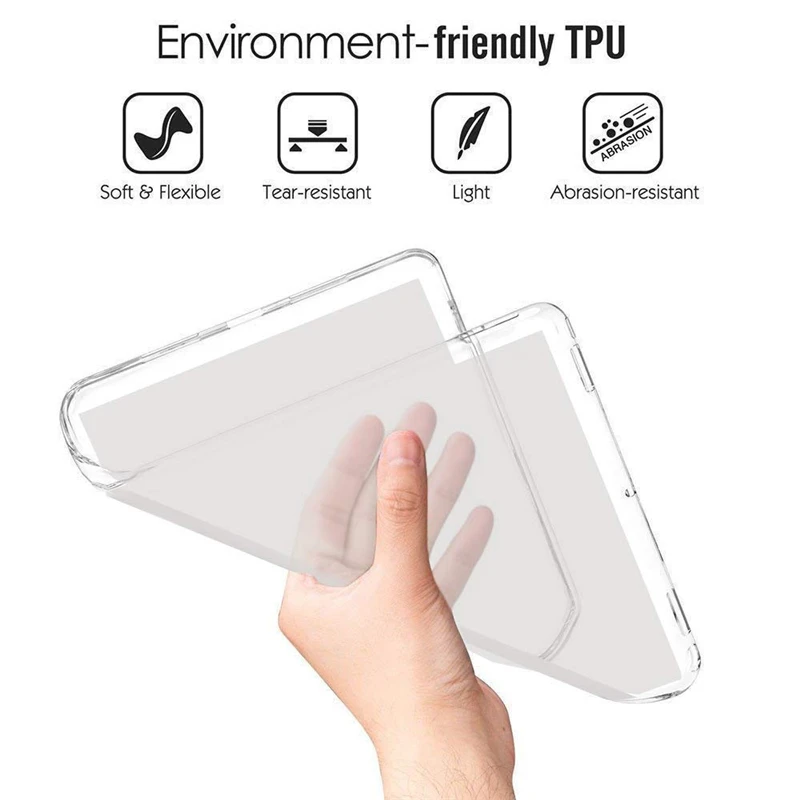 30 шт./лот для Samsung Galaxy Tab A 10 1 2019 ТПУ силиконовый чехол защитный T510 T515 | Компьютеры и