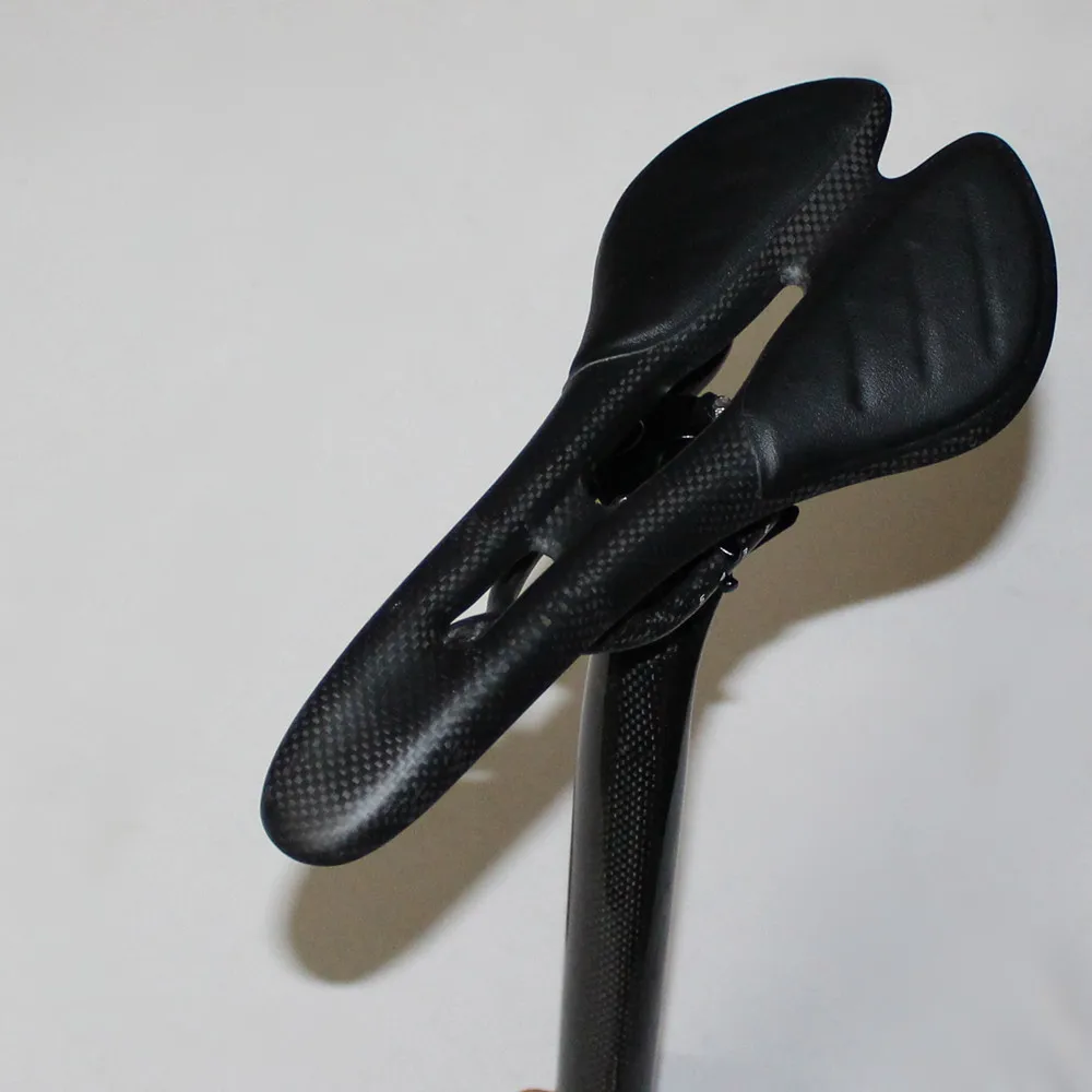 

New bicycle full carbon fiber saddle Ultra-light durable comfortable bike saddle Road bike Racing saddle seat Genuine Leather
