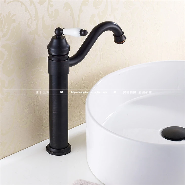 

bathroom Faucet Black Faucet 360 Degree Rotation Single Handle Vessel Sink Hot And Cold kitchen mixer tapTorneira