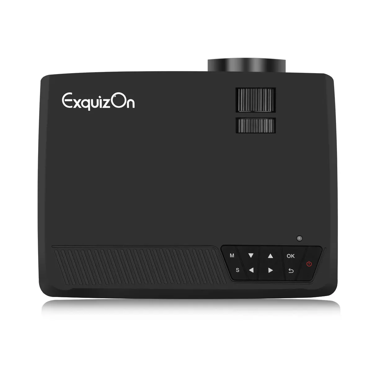 Exquizon светодиодный GP12 проектор видео домашний проектор с HDMI входом поддержка 1080P для кинотеатра ТВ ноутбук игра SD iPad iPhone