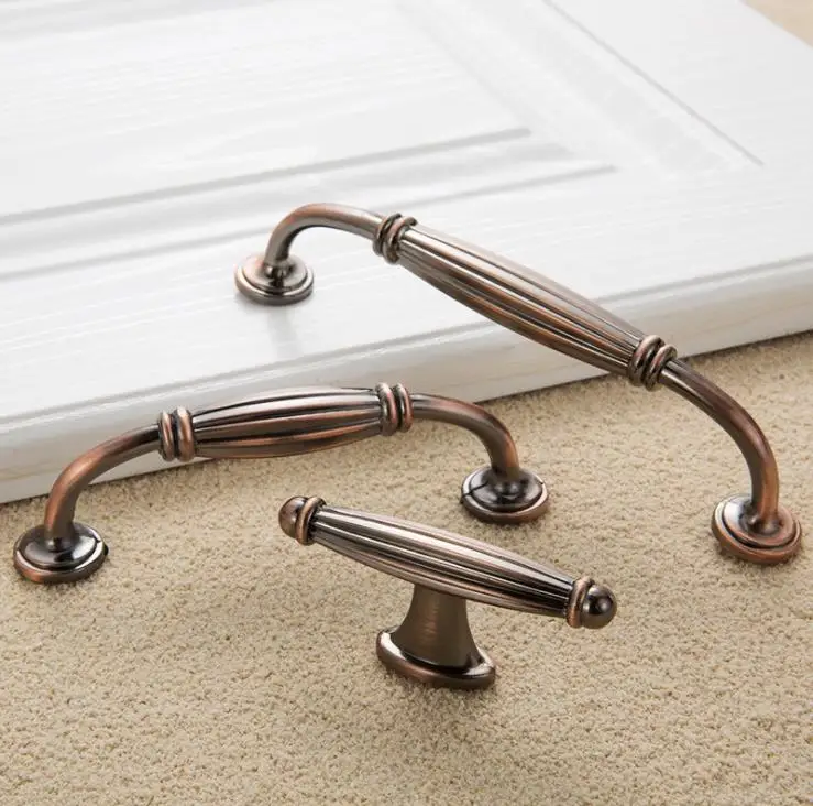 Ручка для шкафа LCH из цинкового сплава цвет слоновой кости белый европейский