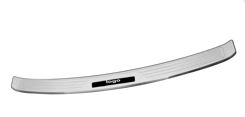 KOUVI Car styling stainless steel rear Tailgate bumper cover trim for Volkswagen VW Atlas Teramont accessories - Цвет: silver outer 1pc