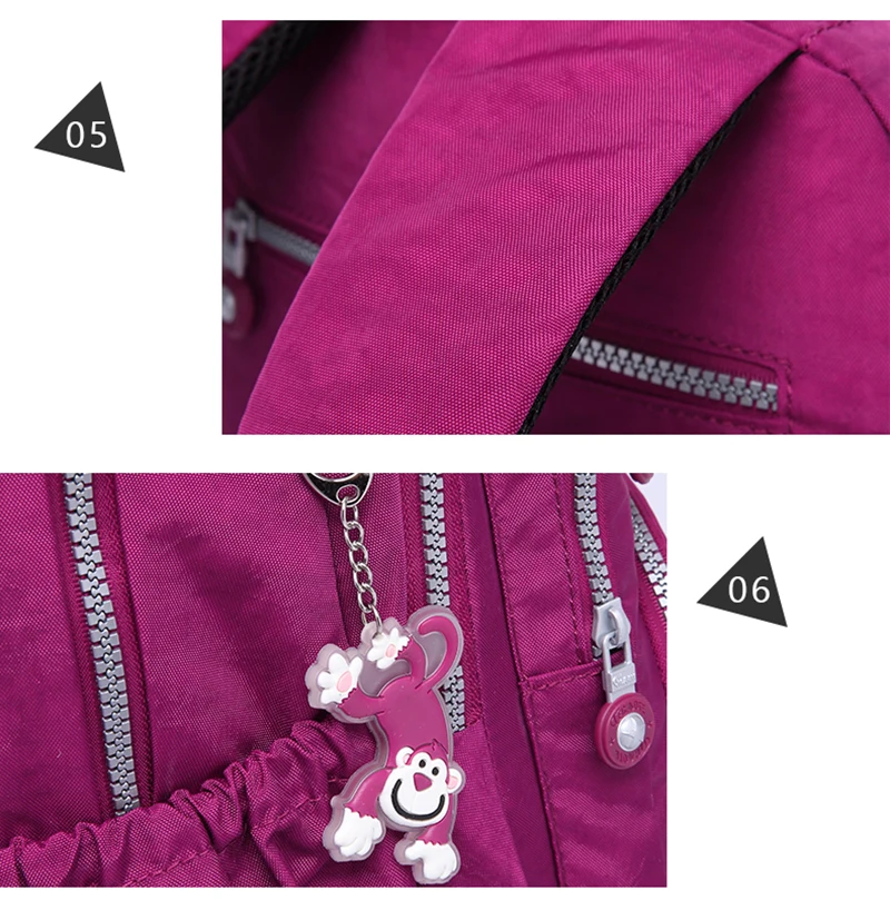 TEGAOTE, женский рюкзак, школьная сумка для девочек-подростков, Mochila Feminina, рюкзаки для путешествий, ноутбука, рюкзак, повседневная сумка, сумка с обезьянкой Dos