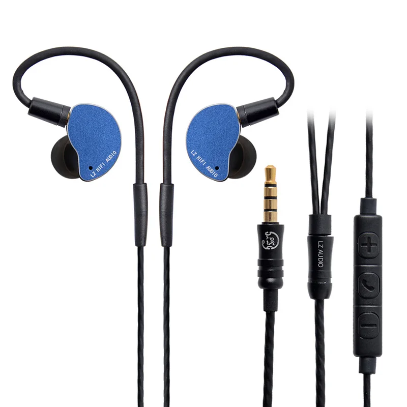 LZ Z05A наушники вкладыши с динамическим приводом Hi Fi IEM металлическая гарнитура со